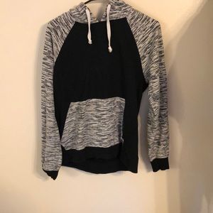 Black and grey hoodie